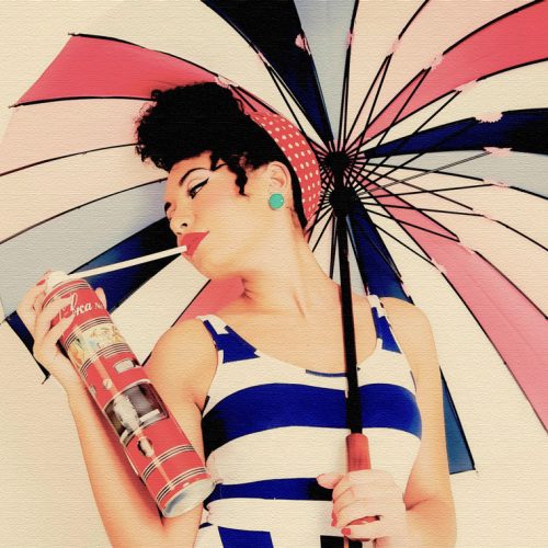 Gazirovka Campaign Moscow pinup style advertisement | Creative Pandas