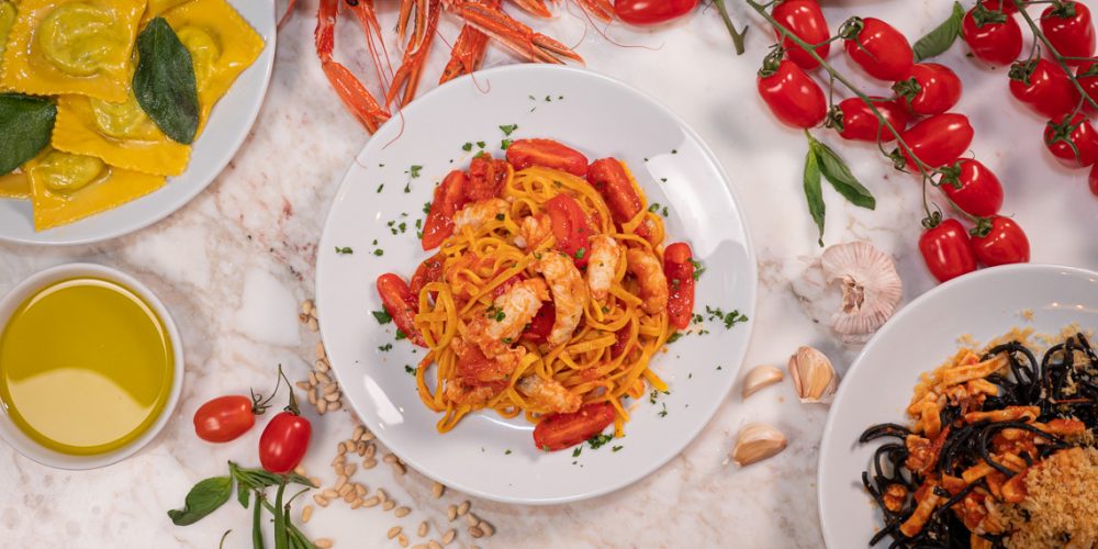 Sugo Pasta glasgow linguine langoustines | Black Hole Agency