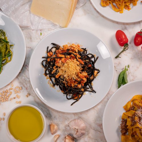 Sugo Pasta Glasgow squid spaghetti | Black Hole Agency