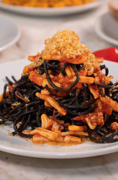 Sugo Pasta Glasgow squid spaghetti | Black Hole Agency